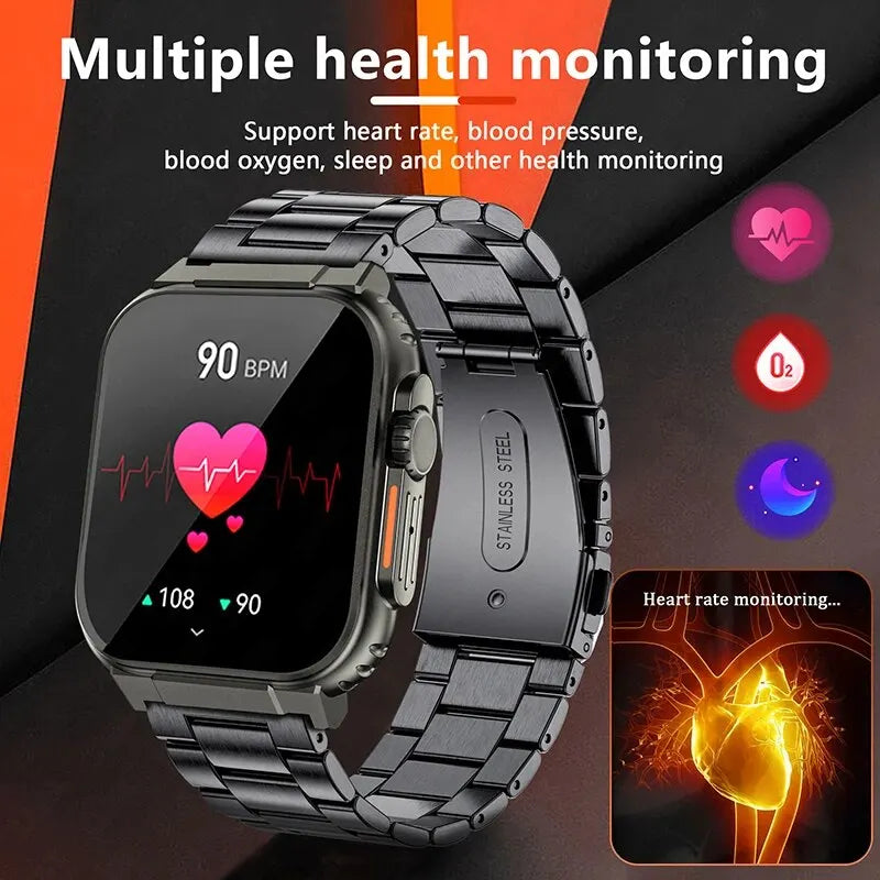 Smart Watch LIGE-Homens e Mulheres À Prova D' Água Bluetooth relógio inteligente, 600mAh Bateria, 100 + Sports Fitness Tracker