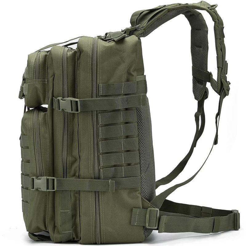 Mochila tática de nylon 50l, mochila militar, mochila militar, à prova d'água, acampamento, caça, pesca, trekking