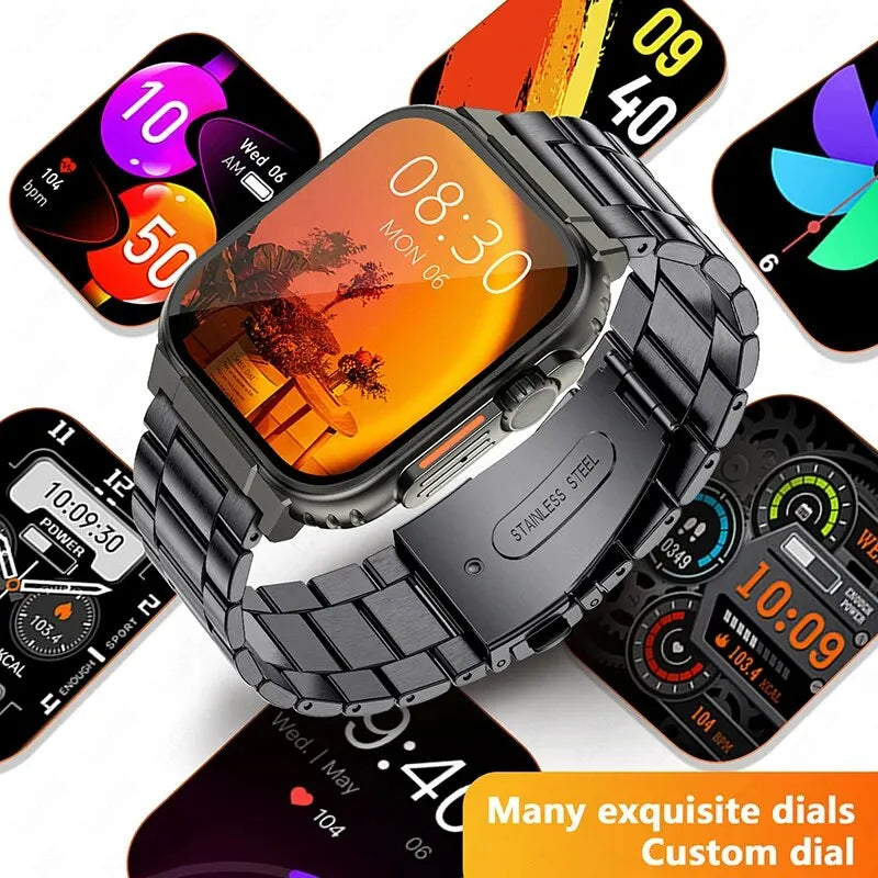 Smart Watch LIGE-Homens e Mulheres À Prova D' Água Bluetooth relógio inteligente, 600mAh Bateria, 100 + Sports Fitness Tracker