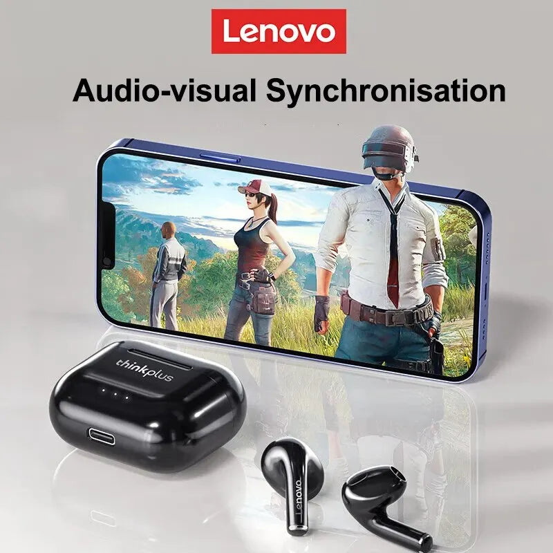 Fones de ouvido sem fio Lenovo lp40 plus bluetooth com redução ruído e bateria 230mah
